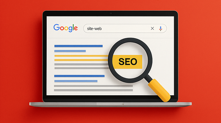 Résultats de recherche Google et SEO illustrant l’optimisation de la visibilité en ligne